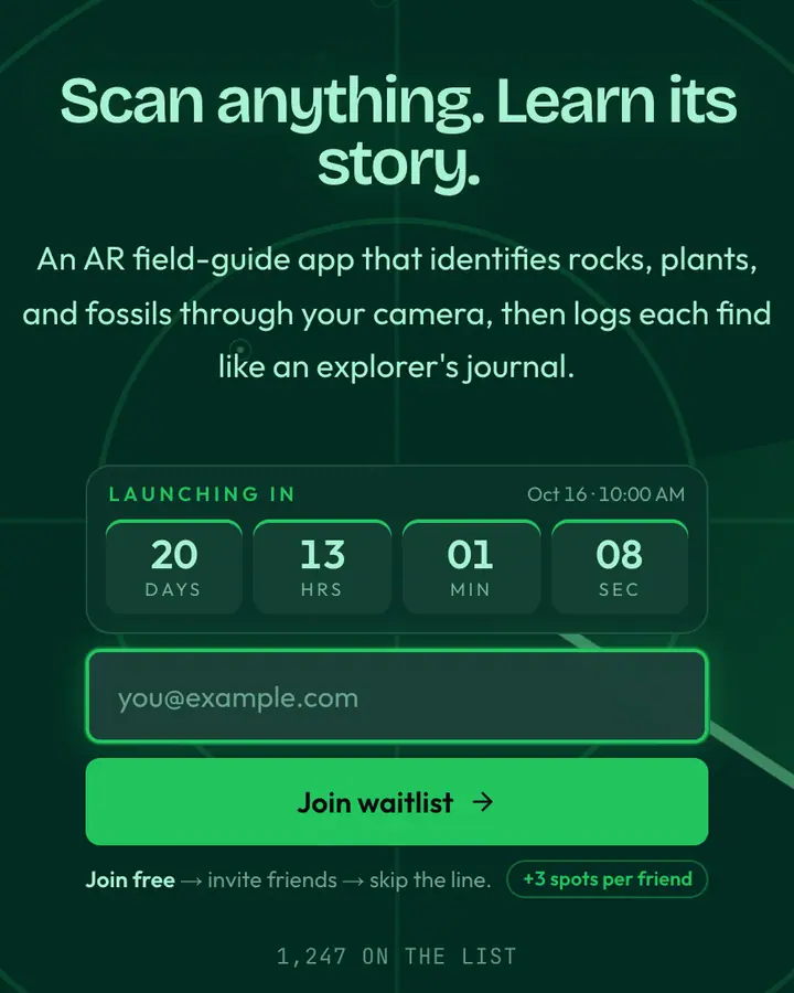 Bounty Hunter — Retro & Pixel Art waitlist page template, deep teal background